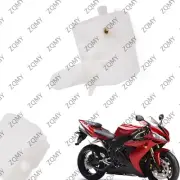 White Coolant Overflow Tank Reservoir Fit Yamaha YZF-R1 2004 2005 2006