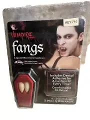 Vampire Fangs A Special Effect Dental Appliance Adult Costume Accessory For 15 +