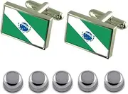 [Select Gifts] Shirt Dress Studs Paraná Flag Cufflinks