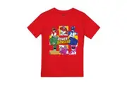 Power Rangers Boys Group Box T-Shirt (Red) - UTTV2450