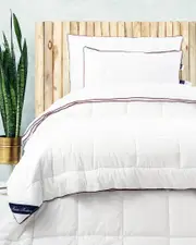 Brooks Brothers Cotton Quilt Queen White
