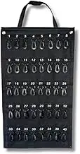 Versatile Roll-Up Key Storage Box, Weatherproof Portable Storage Box, Holds 40 Keys, Security Hook, for Home Office
