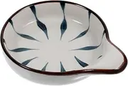 Alipis Ceramic Seasoning Plate for Dipping Sauces Appetizer Dish for Soy Sauce for Parties and Family Gatherings Easy to Clean and Use Stylish Design for Unique Dining Experience