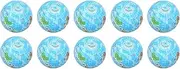 10pcs World Map Globe Squeeze Stress Balls Soft and Durable Stress Relief Toy for Kids and Adults PU Material