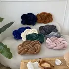 Comfortable Chair Cushion Pp Cotton Filled Handmade Knotting Seat for Home