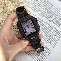 在飛比找Yahoo!奇摩拍賣優惠-適用Apple Watch 7代 6/5/4 金屬錶殼 金屬
