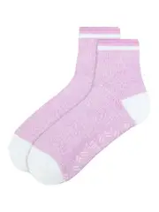 Underworks Womens Heat Bods Brushed Quarter Crew Sock 1Pk
