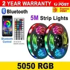 5M Waterproof 12V RGB 5050 SMD 300 LEDs Led Strip Light remote Bluetooth control