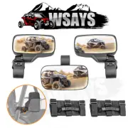 For Can-Am Commander 1000 800R Max Rear-View Center & Side Mirrors W/Handle Sets