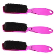 3pcs Beard Styling Comb Beard Grooming Brush Curved Handle Mustache Brush MUF