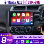 4-64GB Wireless Carplay Android Auto Upgrade Kit head unit For Honda Jazz 2014+