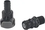 HeuroFosh 8838HF6 Universal Sprayless Connector for Marine Boat Engine with Male and Female Connector 8838TM6