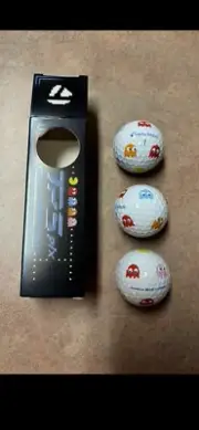 2024 TaylorMade TP5 Pix “PAC-MAN” Golf Balls 1 Sleeve/3 balls