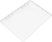 Gadpiparty Sturdy Binder Cover Frosted Acrylic Notebook Planner Cover Reusable Portable for School Office Home Decor