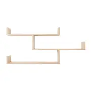 European Cabinetry Natural Oak Zurich Multi Level Shelf Kit