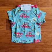 Bonds Bluey Road Trip Blue Short PJ Sleep Set Size 1 Pyjamas BNWT