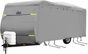 20 to 22ft Caravan Cover Water UV Proof Campervan Trailer Travel Accessories Heavy Duty 4 Layer Polypropylene Protector with Hitch Cover Storage Bag