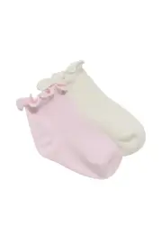 [Bonds] Bonds Toddler Cotton Frill Anklet Sock 2 Pack Socks Size: 1-2 Years 1-2 Years Multicolor