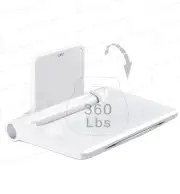 Folding Shower Seat Wall Mounted Bath Chair Fold Up Shower Stool Up To 360 Lbs