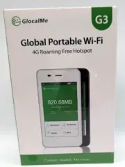 GlocalMe G3 Portable WiFi 4G Roaming Free Hotspot