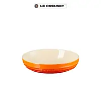 在飛比找momo購物網優惠-【Le Creuset】瓷器深圓盤 20cm(火焰橘)