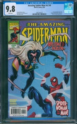 Amazing Spider-Man v2 #6 (#447) - CGC 9.8 NM/M!!!! Madame Web! Spider-Woman!