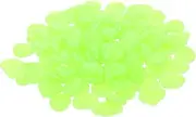 Yardwe Fish Tank Pebble Decor 300pcs Resin Luminous Stones Aquarium Background