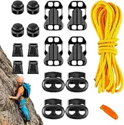 Backpack Rope Replacement, Shoulder Rope for Outdoor - Outdoor Hiking Backpack Foul for Hiking Outdoor,Increase Storage Capacity by 18 Pieces Impost