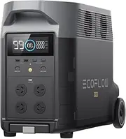 EF ECOFLOW DELTA Pro 3600Wh (300Ah) Home Battery, Expandable Portable Power Station 3.6kWh-25kWh, Huge 3600W AC Output, Solar Generator For Home Backup, Travel, Outdoor Camping Boats,RV