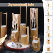 Sashimi Bamboo Tube Dry Ice Tube Japanese Sushi Seafood Arrangement Bucket NEW