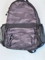 Athleta Girl Limitless Backpack Black Gray Camo New With Tags