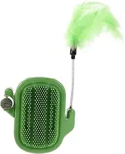 Versatile Cat Scratcher Grooming Comb Pet Massaging Tool Wall Corner Attachment Self Grooming Cat Scratcher