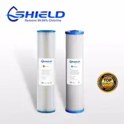 20" x 4.5" Whole House Big Blue Water Filter Cartridges Washable Sediment Carbon