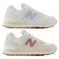 在飛比找ETMall東森購物網優惠-New Balance 574 休閒鞋 女鞋 麂皮 藍/粉【