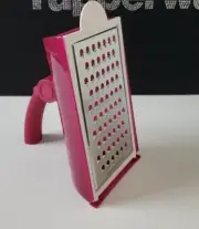Tupperware Cheese Grater Container Pro With Measuring Dark Pink