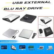 6X Blu ray BD Burner External USB Super Slim DVD RW CD Writer Portable Drive