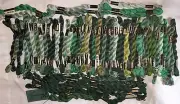 70 Hanks of Green DMC & German Pearle Cotton 3 Ply All New Assorted Greens