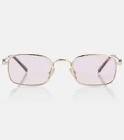 [Miu Miu] Miu Miu Miu Regard rectangular sunglasses One Size gold
