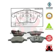 Front Axle Brake Pad Set, Disc Brake Suit AUDI A3 1.4 TFSI A3 Sportback (8PA) (for: Audi)