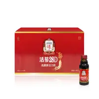 在飛比找松果購物優惠-【正官庄】 活蔘28D 高麗蔘活力飲 10瓶/盒（100ml