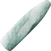Extra Thick Ironing Board Cover and Pad, 15x54 Ironing Board Cover, Resist Scorching and Staining,Elastic Edges,Teal Green Modern Art Geometric