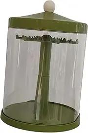 Frediuo Figures Doll Display Stand Protection Showcase Figurines Bed Room Transparent Collectibles Clear Display Case for Figures, Green