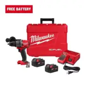 M18 FUEL 18V Lithium-Ion Brushless Cordless 1/2 In. Hammer Drill Driver Kit with