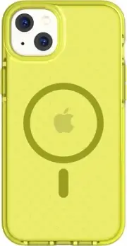 Tech21 EvoCheck Flex Silicone Case for iPhone 14 PLUS Shockproof Magnet - Yellow