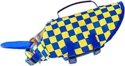 Life Vest for Dogs,High Flotation Visibility Dog Life Vest with Handle - Pet Safety Vest, Removable Innovative Reflective Swimsuits Floats Coat for Swimming