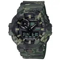 在飛比找蝦皮商城優惠-CASIO G-SHOCK 強悍迷彩款雙顯腕錶GA-700C