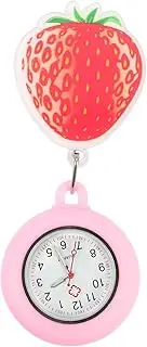 [VALICLUD] Watch Strawberry Pocket Watch Stretchable Cartoon Design Perfect Present for Nurses