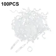 100xTies Trellis Stake Garden Plant Support Clips Veggie Tomato Greenhouse Set