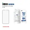 【預購】 IMOS iPhone13 Pro Max 6.7吋 點膠2.5D窄黑邊防塵網玻璃 美商康寧公司授權 (AG2bC)【容毅】