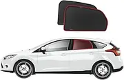Genuine SNAPSHADES Car Rear Window Shades for Ford Focus Hatchback 3rd Gen (2011-2018)